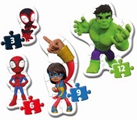 Clementoni puzzle Spidey Marvel pour enfants - jouet éducatif-2