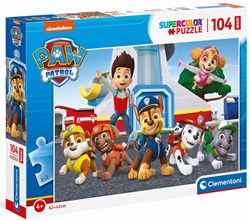 Clementoni puzzle - Paw Patrol - 104 pièces maxi - puzzle enfant carton