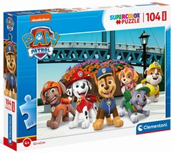 Clementoni puzzle Paw Patrol 104 pièces - Maxi puzzle enfant carton
