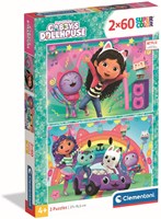 Clementoni puzzle Gabby's Dollhouse 2x60 pièces jouet