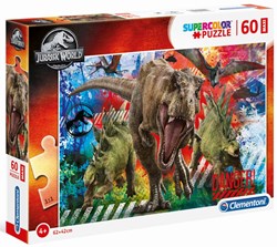 Clementoni puzzle Jurassic World 60 pièces - Maxi puzzle enfant