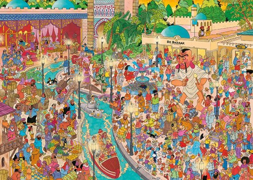 Jumbo puzzle Efteling Fata Morgana 1000 pièces Jan van Haasteren-3