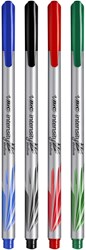 BIC Feutres fins Medium multicolores - 4 pièces - Dessin créatif