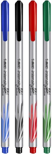 BIC Feutres fins Medium multicolores - 4 pièces - Dessin créatif