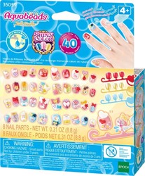 Aquabeads recharge magique set ongles - jouet créatif pour enfants