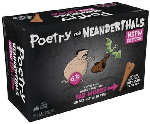 Exploding Kittens jeu de société Poetry for Neanderthals NSFW édition jeu de cartes-2