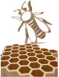 Grennn emporte-pièce abeille et ruche jouet éducatif ruche