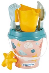 Ecoiffier set de jouets de plage seau et accessoires - thème océan