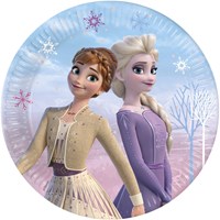 Globos assiettes en papier Frozen 2 Wind Spirit FSC 8 pièces anniversaire