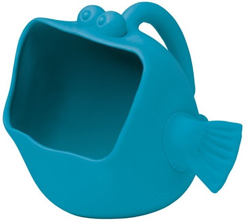 Pelle à main SCRUNCH bleu pétrole
