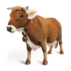 Steiff vache peluche studio - 230 cm objet de collection design