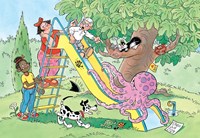 Jumbo puzzle Jan van Haasteren Junior toboggan 150 pièces enfants-2