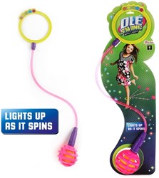 Toi-Toys corde à sauter Ole Swing jeu lumineux pour filles rose