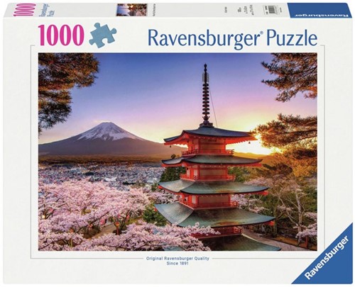 Legpuzzel Kersenbloesem Bij Fuji Berg, 1000st.
