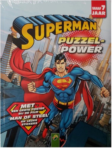 Mondikaarten livre de puzzles Superman labyrinthes et autocollants enfants
