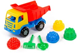 Cavallino Toys camion jouet plage set 7 pièces coloré enfants