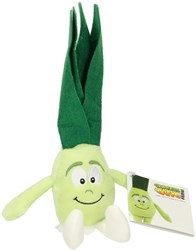 Peluche poireau douce - jouet en peluche légume 15cm