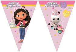 Guirlande Gabby's Dollhouse carton rose 2 mètres anniversaire