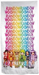 Drap de plage Rainbow High serviette enfants 70x140cm polyester coloré