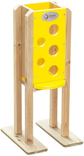 Classic World moulin à sable en bois avec trous - jouet d'extérieur durable