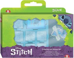 Multiprint set de tampons Stitch jouet créatif 11 pièces avec feutres