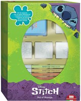 Multiprint set de tampons Stitch avec 4 tampons en bois et feutres