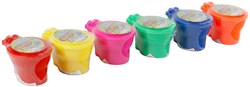 Pâte à modeler néon jouet slime violet 100g pot toilette anti-stress