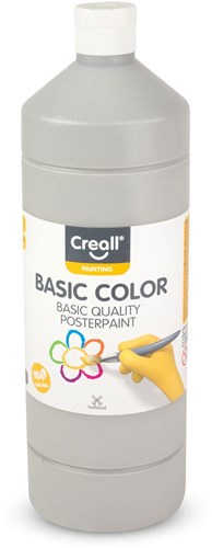 Creall gouache grise - peinture scolaire 1 litre pour enfants