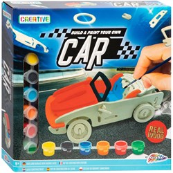 Grafix kit de construction voiture en bois - coffret créatif pour enfants