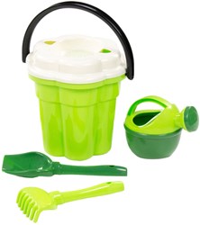 Safari XL seau jouet classique avec arrosoir vert 4 pièces