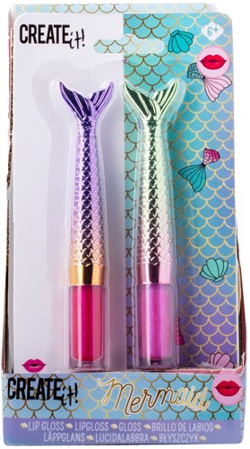 Create it! set gloss à lèvres sirène - soin des lèvres enfants