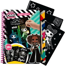 L.O.L. Surprise magic scratch set - cartes à gratter créatives pour enfants