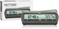 DGT pendule d'échecs numérique noire - pendule numérique grand écran