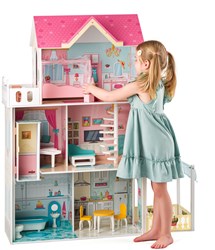 Maison de poupée Woody Woody Malibu avec ascenseur 91333