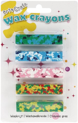 Craies aquarelles set créatif de crayons cire en boîte 12 pièces enfants