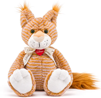Lumpin chat en peluche Dexter - grand chat câlin 53 cm rayé rouge