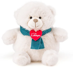 Lumpin ours en peluche Malvin 18 cm - adorable nounours doux