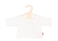 Heless t-shirt poupée blanc - vêtements poupée 35-45 cm sur cintre