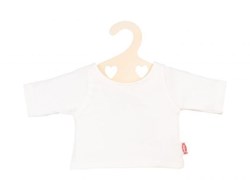 Heless t-shirt poupée blanc - vêtements poupée 35-45 cm sur cintre
