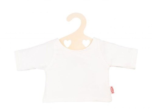 Heless t-shirt poupée blanc - vêtements poupée 35-45 cm sur cintre