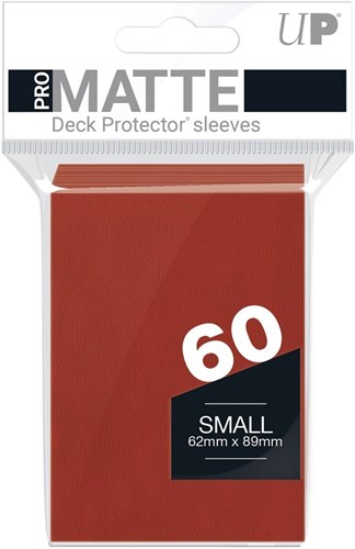 Ultra Pro protège-cartes protection Pro-Matte rouge small 60 pièces-3