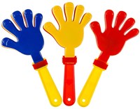 Main clap colorée jouet plastique cadeau fête 36 pièces-3