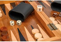 Philos backgammon magnétique Makra petit jeu de voyage bois-2