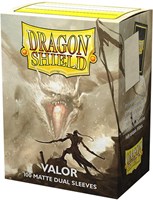 Asmodee protège-cartes Dragon Shield Dual Matte Valor 100 pcs - protection TCG-3