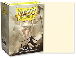 Asmodee protège-cartes Dragon Shield Dual Matte Valor 100 pcs - protection TCG
