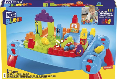 MEGA BLOKS BUILD N LEARN TABLE