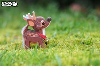 Eugy puzzle 3D - Renne de Noël kit créatif carton-2