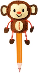 Avenir embout de crayon singe - accessoire coloré pour enfants