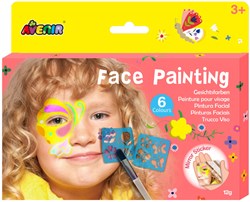 Avenir maquillage visage coffre corail - set créatif face art pour enfants