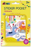 Avenir sticker pockets licorne - set de stickers créatifs pour enfants